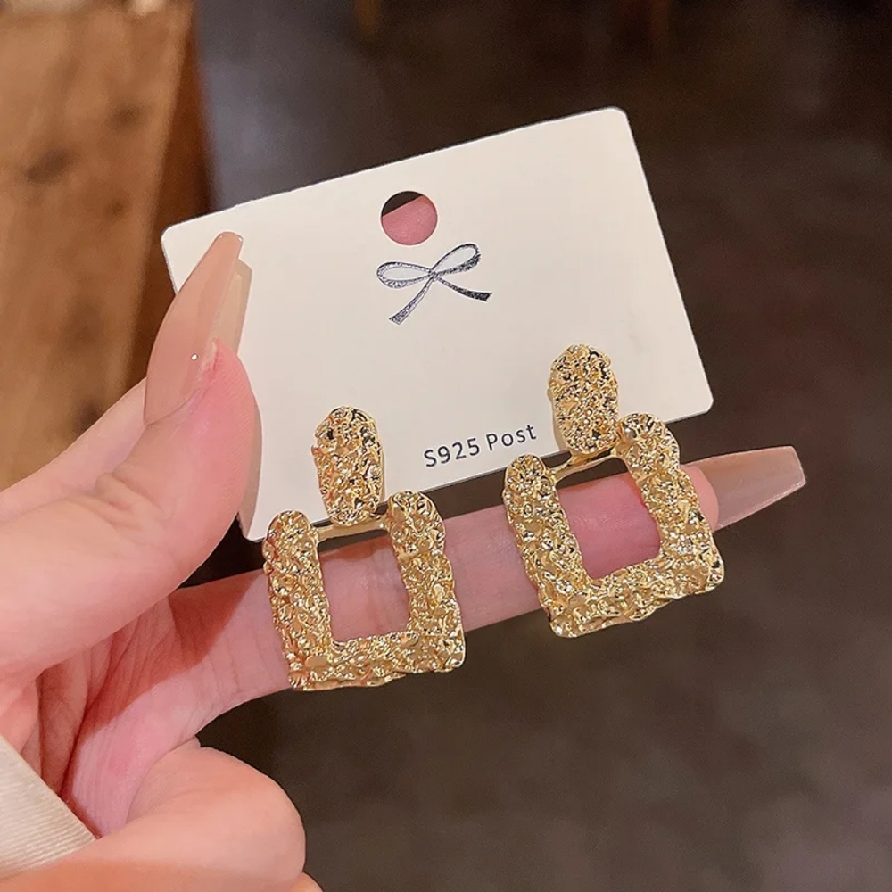 Geometric Design Earrings
